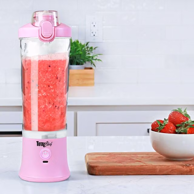 Koolatron Portable Blender Smoothie Maker, 600ml, Purple