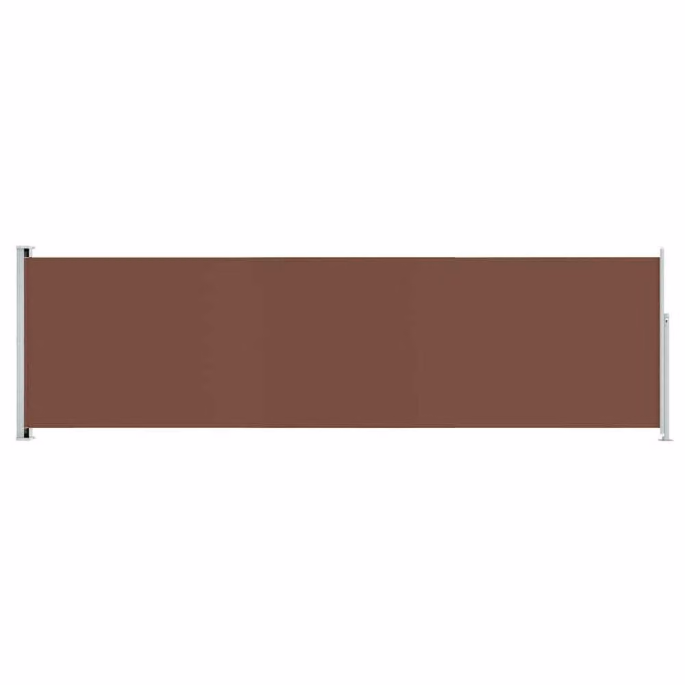 Berkfield Home Brown Retractable Side Awning with Polyester Fabric and Steel Frame, W/H: 600 x 180 cm – 2