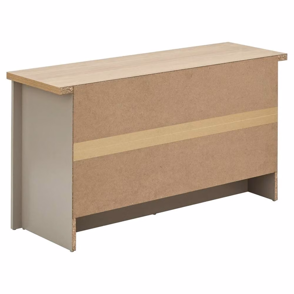 FORGEVIO 2-Shelf Shoe Storage Bench in Grey and Oak – 2