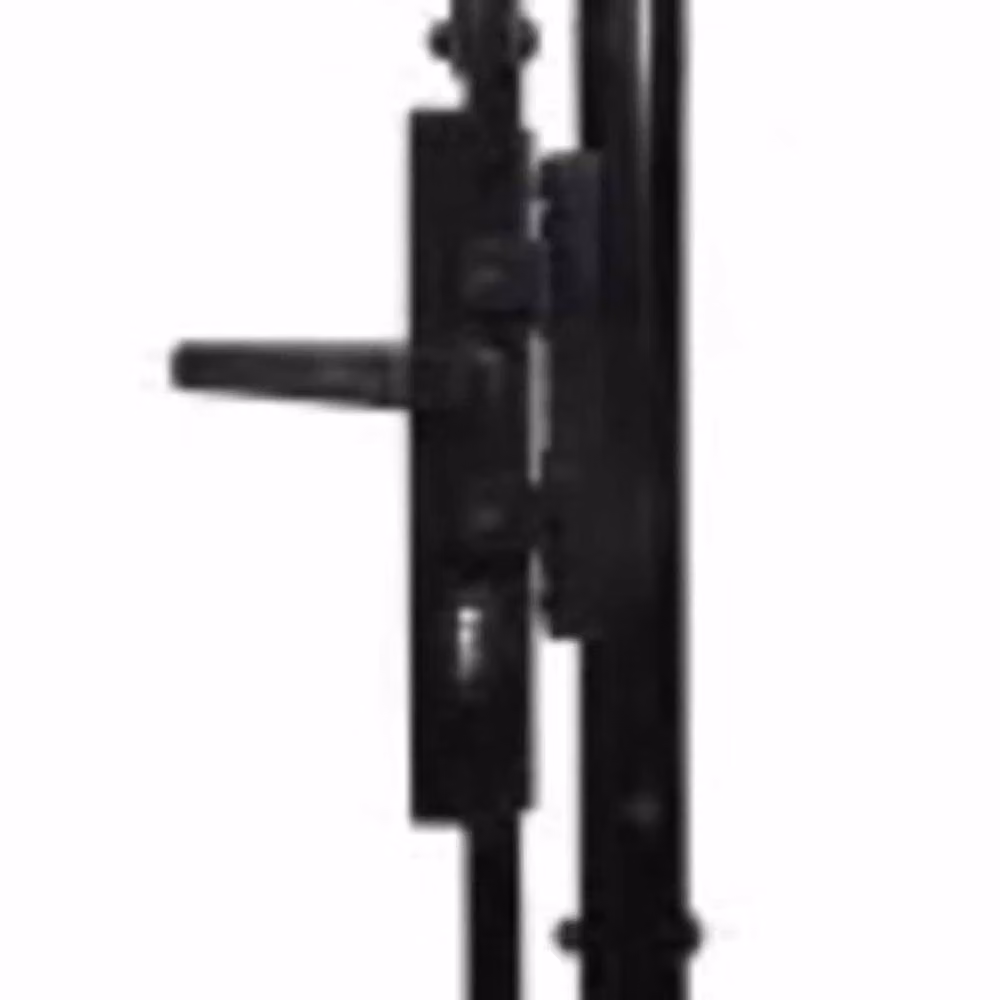Berkfield Home Steel Double Swing Fence Gate with Spike Top, Black, W: 300 cm, H: 150 cm – 2