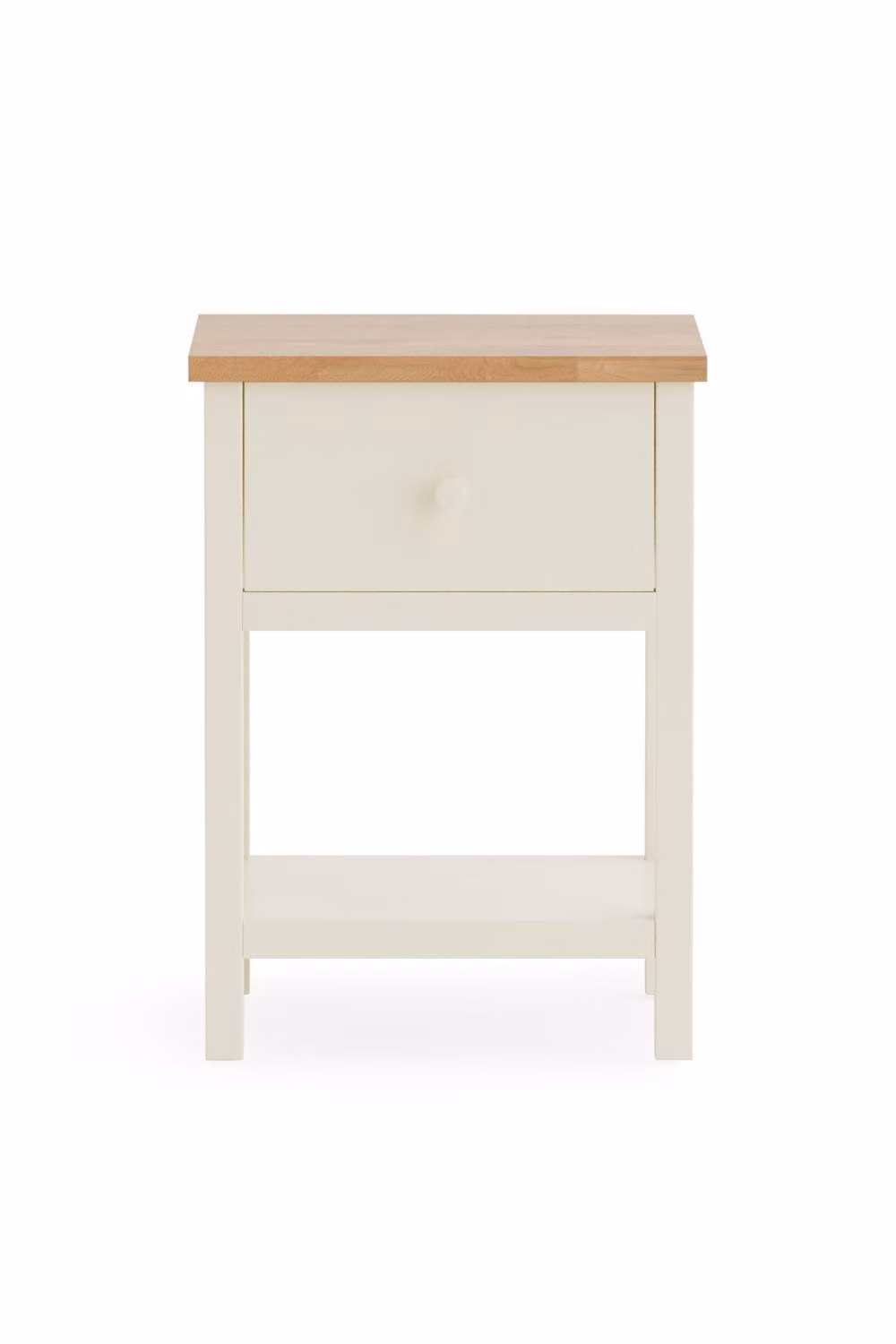 Julian Bowen Coxmoor 1 Drawer Bedside Table in Ivory – 2