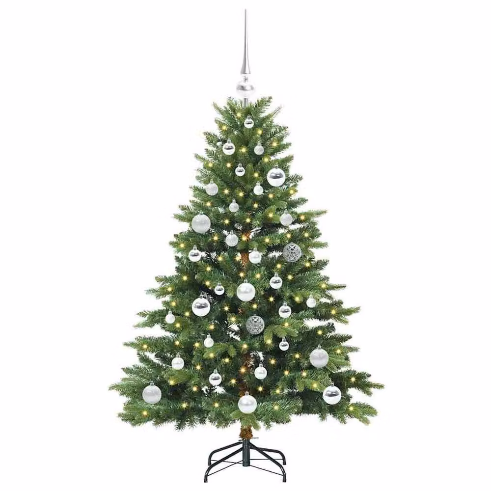 Berkfield Home Green Artificial Christmas Tree with 150 LEDs, Height: 120 cm – 3