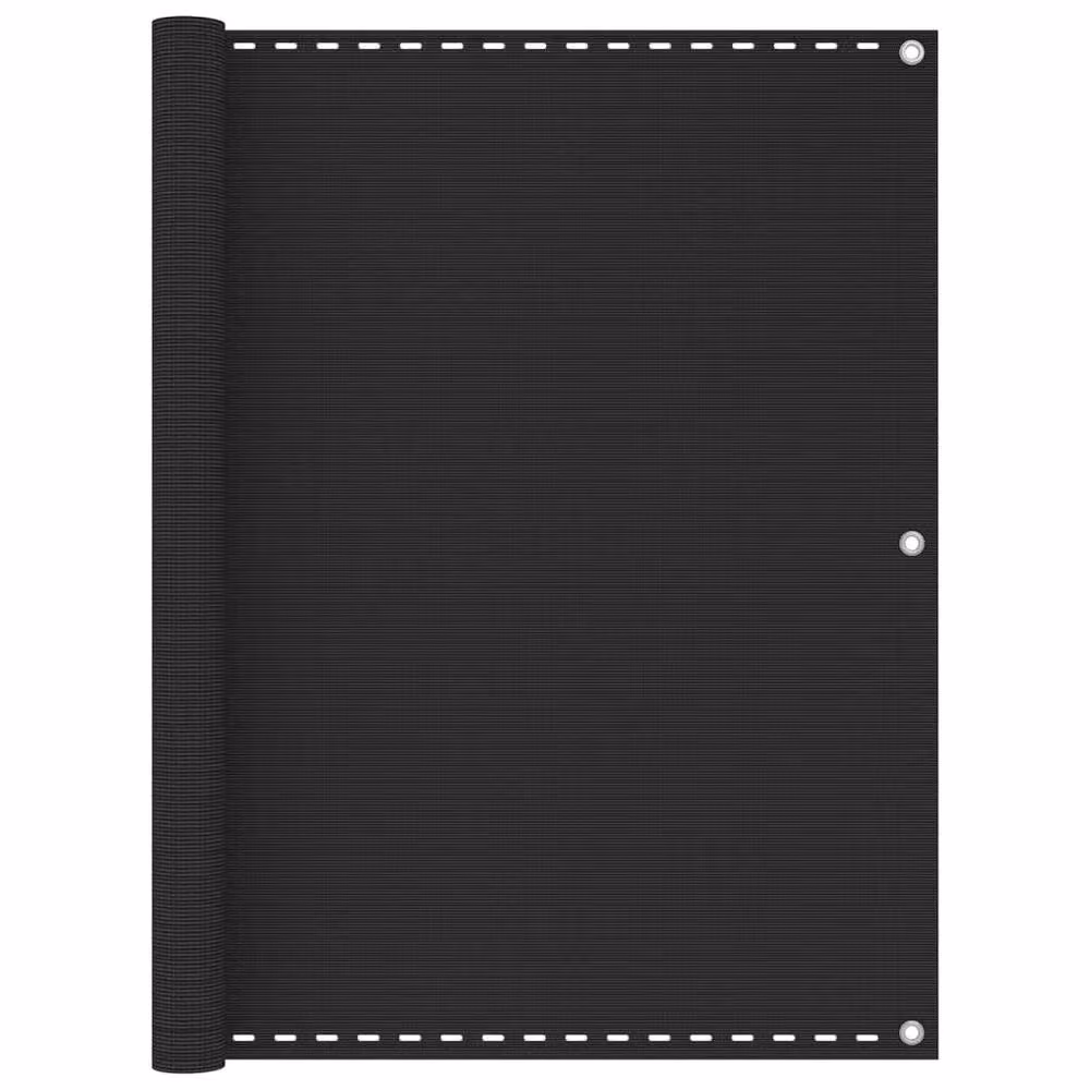 Berkfield Home Semi-Transparent Balcony Screen, Anthracite and Black, W: 120 cm, H: 600 cm – 2