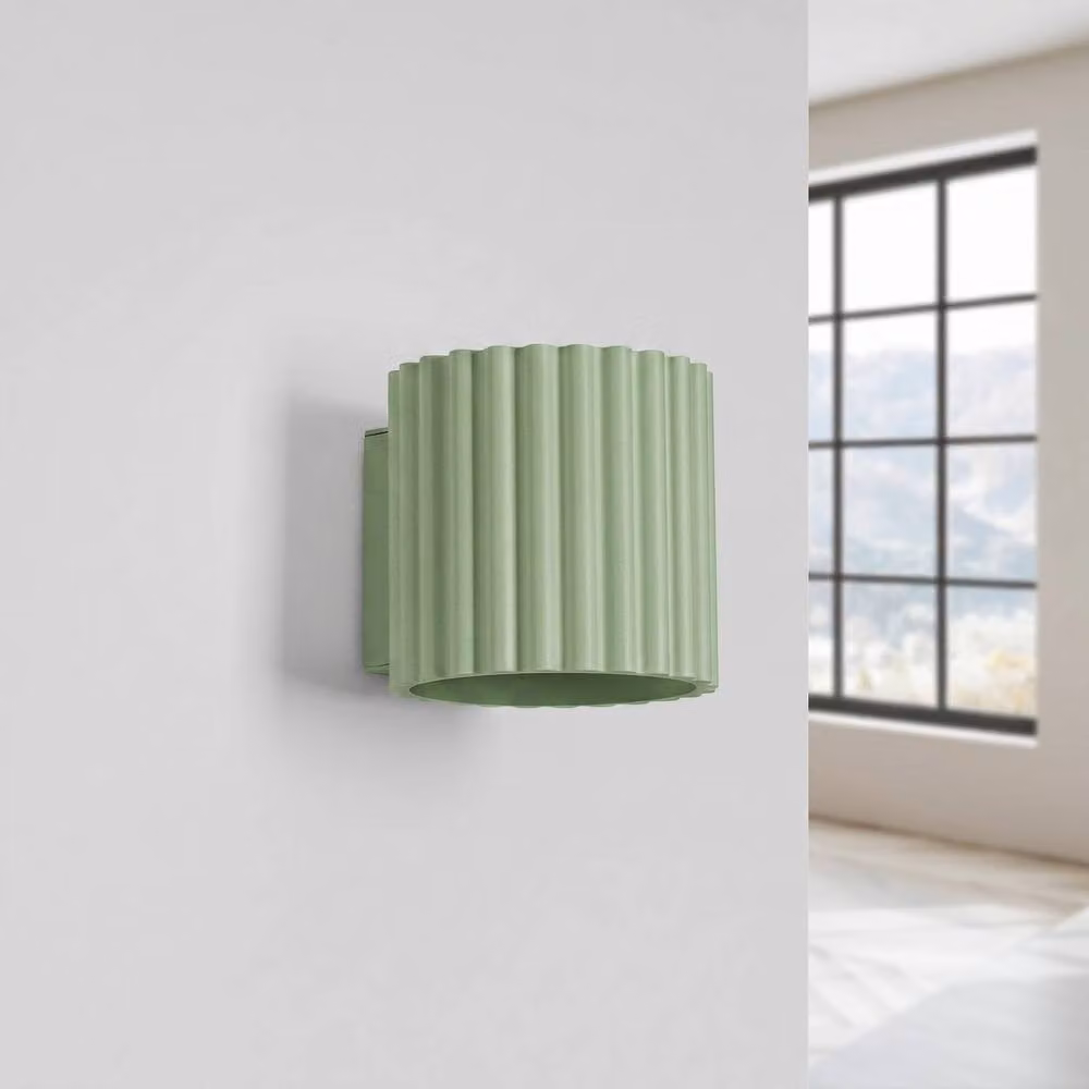 Sollux Lighting minimalist Wall Lamp in Green, W/D/H: 10 x 10 x 12 cm – 2