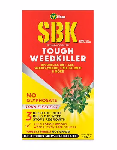 Vitax SBK Tough Weedkiller Concentrate for Brambles, Nettles and Woody Weeds, 500 ml