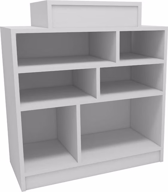 Destina Home Ansel Hall Stand Shoe Storage Shelf in White