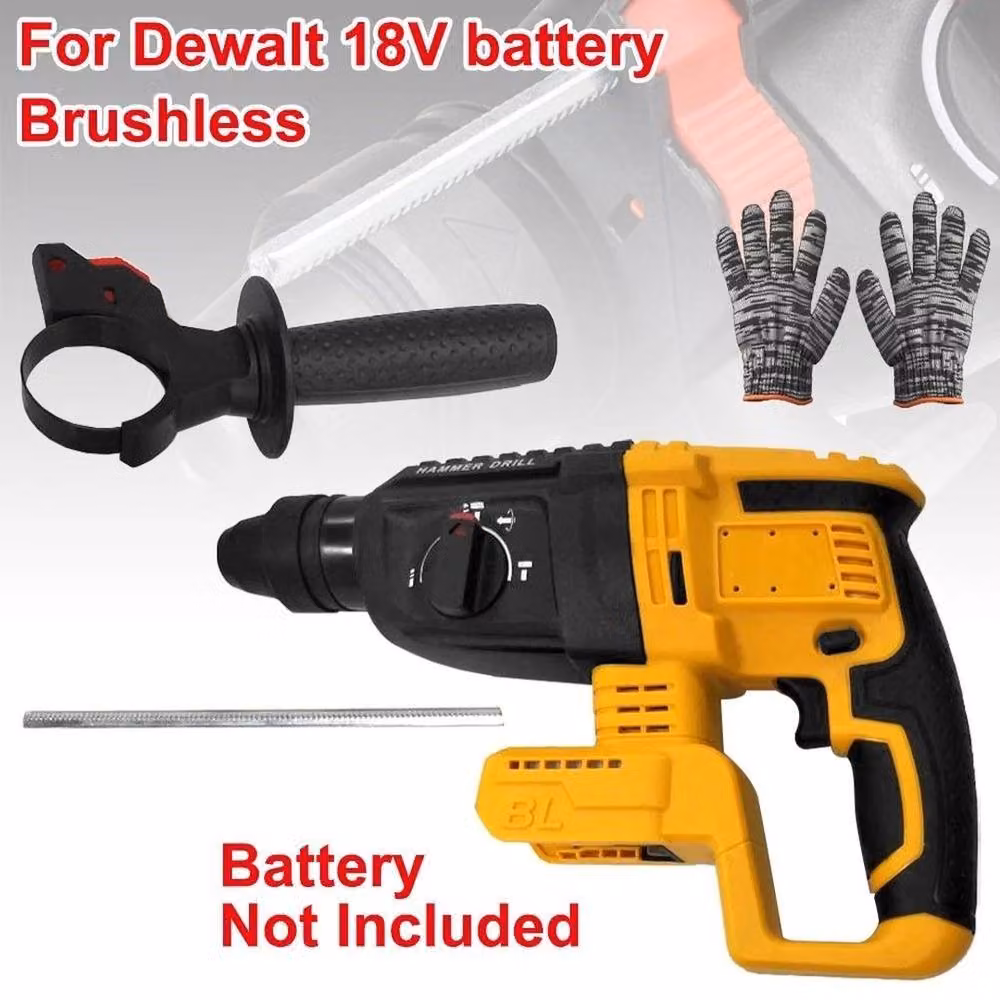 SPETLEK Yellow Brushless SDS Rotary Drill Brush for Dewalt 18V 20V Max – 2