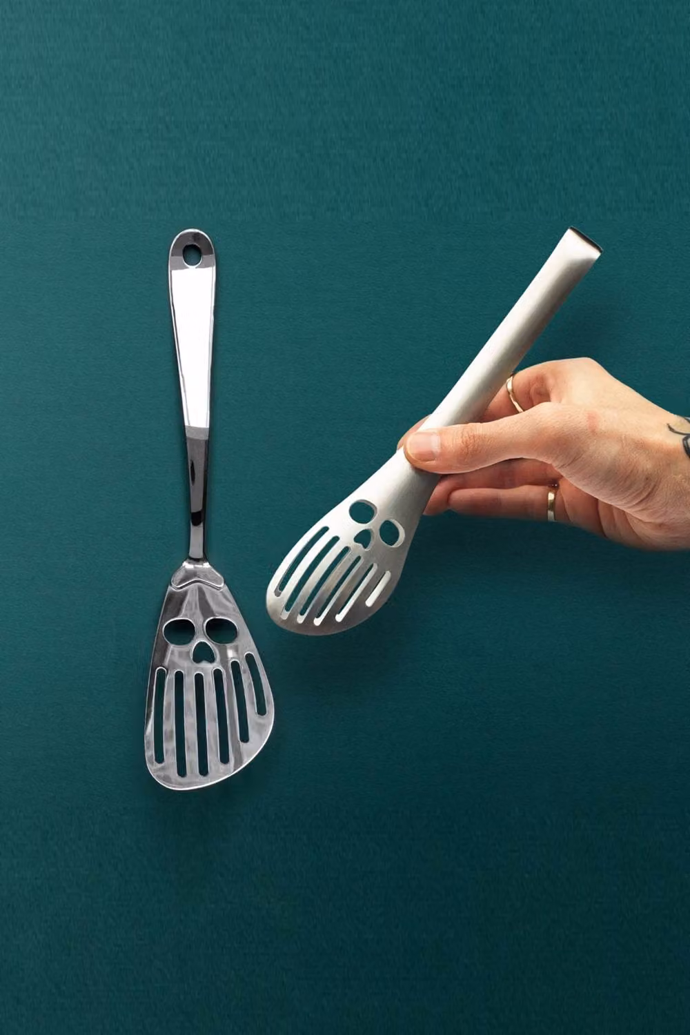 Suck UK Skull Stainless Steel Turner Spatula in Silver – 2