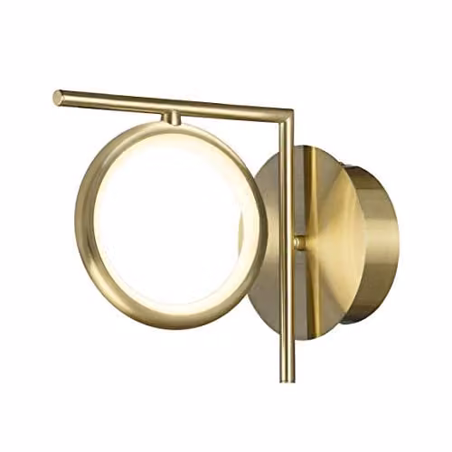 Netlighting Olimpia LED Wall Light in Gold, 8W, 3000K, 600lm, IP20