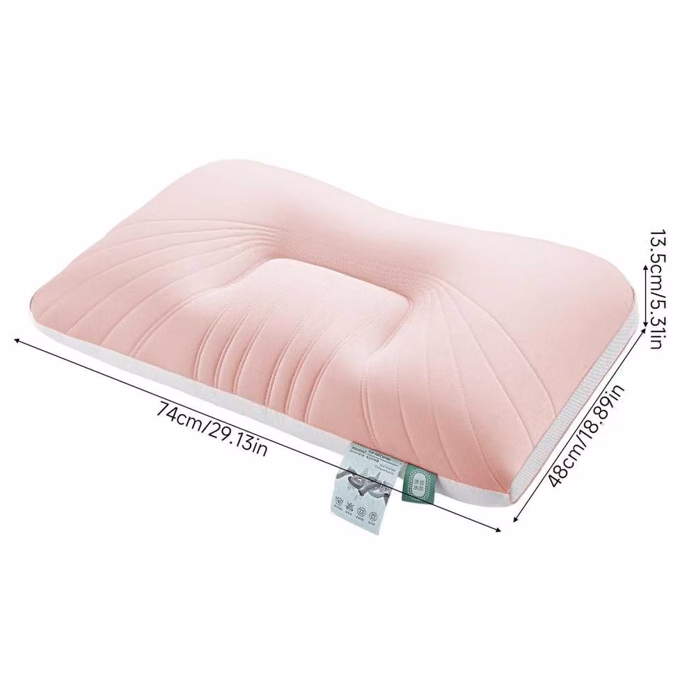 PAWNORA 2 Pack Breathable Pink Rectangular Bed Pillows for Adults – 2
