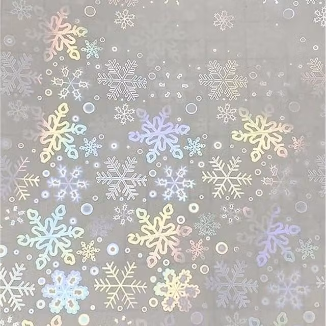 Syntego Snowflake Holographic Vinyl Pack, Multicolour