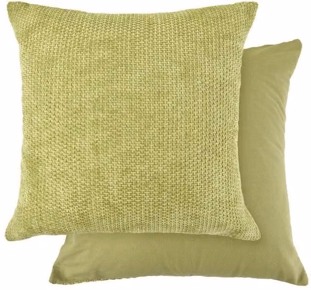 New Edge Blinds Pica Collection Cushion Cover in Green, W/D/H: 43 x 43 x 43 cm