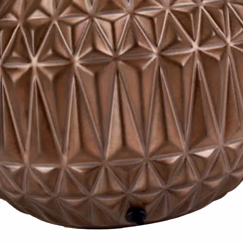 Pacific Lifestyle Bronze Ceramic Table Lamp with Fabric Shade – 5