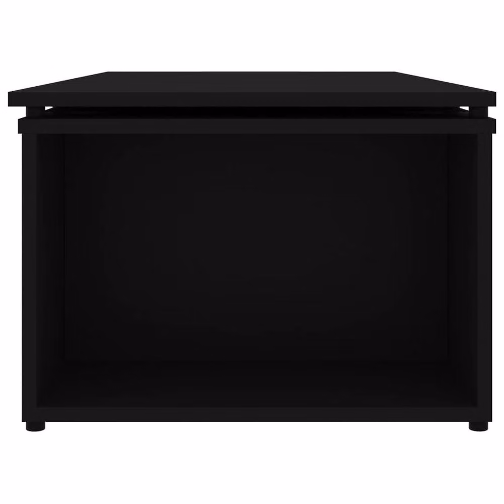 Berkfield Home Modern Black Rectangular Coffee Table with Lift Mechanism, W/D/H: 150 x 50 x 35 cm – 4
