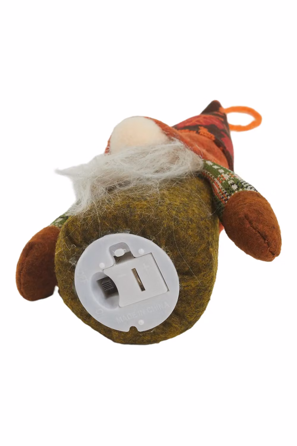 Living and Home Orange Light-Up Halloween Plush Gnome Couple Decoration for Tabletop and Shelf Displays – 4