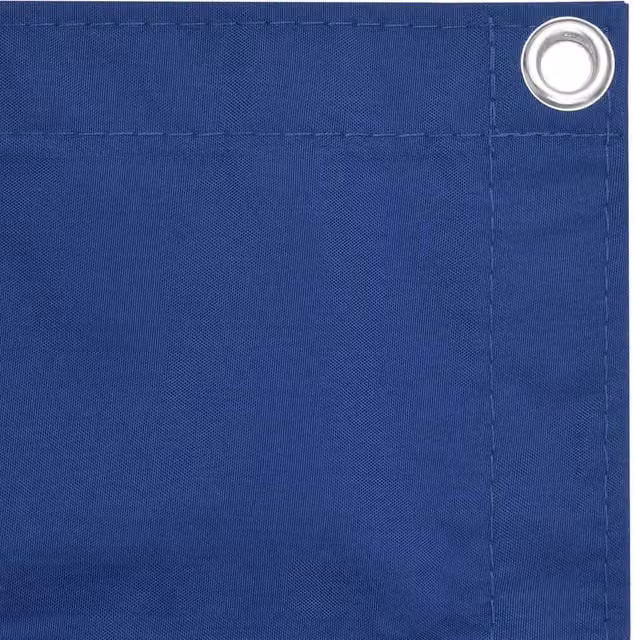 Berkfield Home Modern Blue Balcony Screen Cover in Oxford Polyester Fabric, W: 120 cm, L: 600 cm