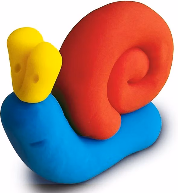 SES Creative Modelling Clay, Yellow, 4 x 90g