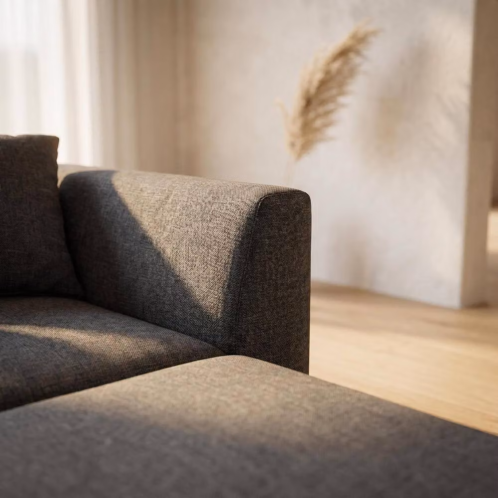 Abakus Direct Tokyo U-Shape Modular Sofa in Grey Fabric – 3