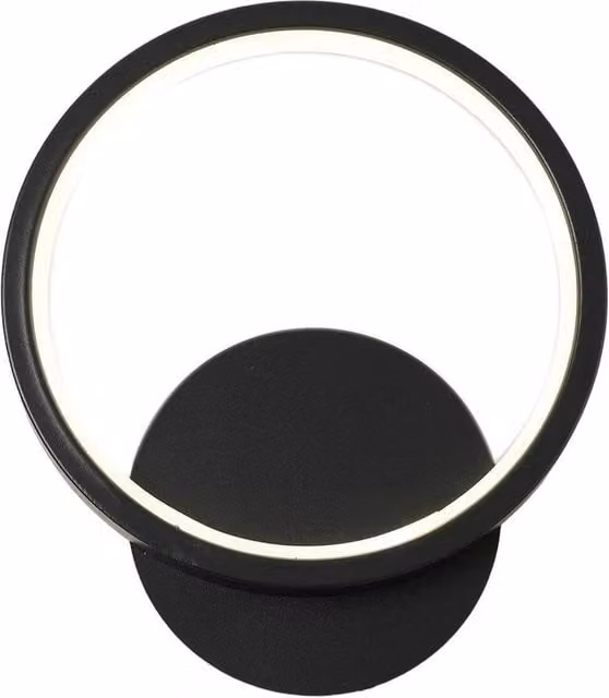 Kelvenix Modern Chic LED Ring Ceiling Light, Black