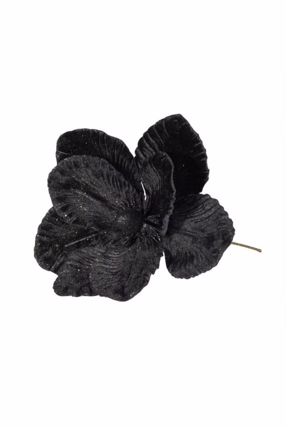 KDMD Black Velvet Magnolia Flower Pendant, Pack of 3, Diameter: 20 cm – 2
