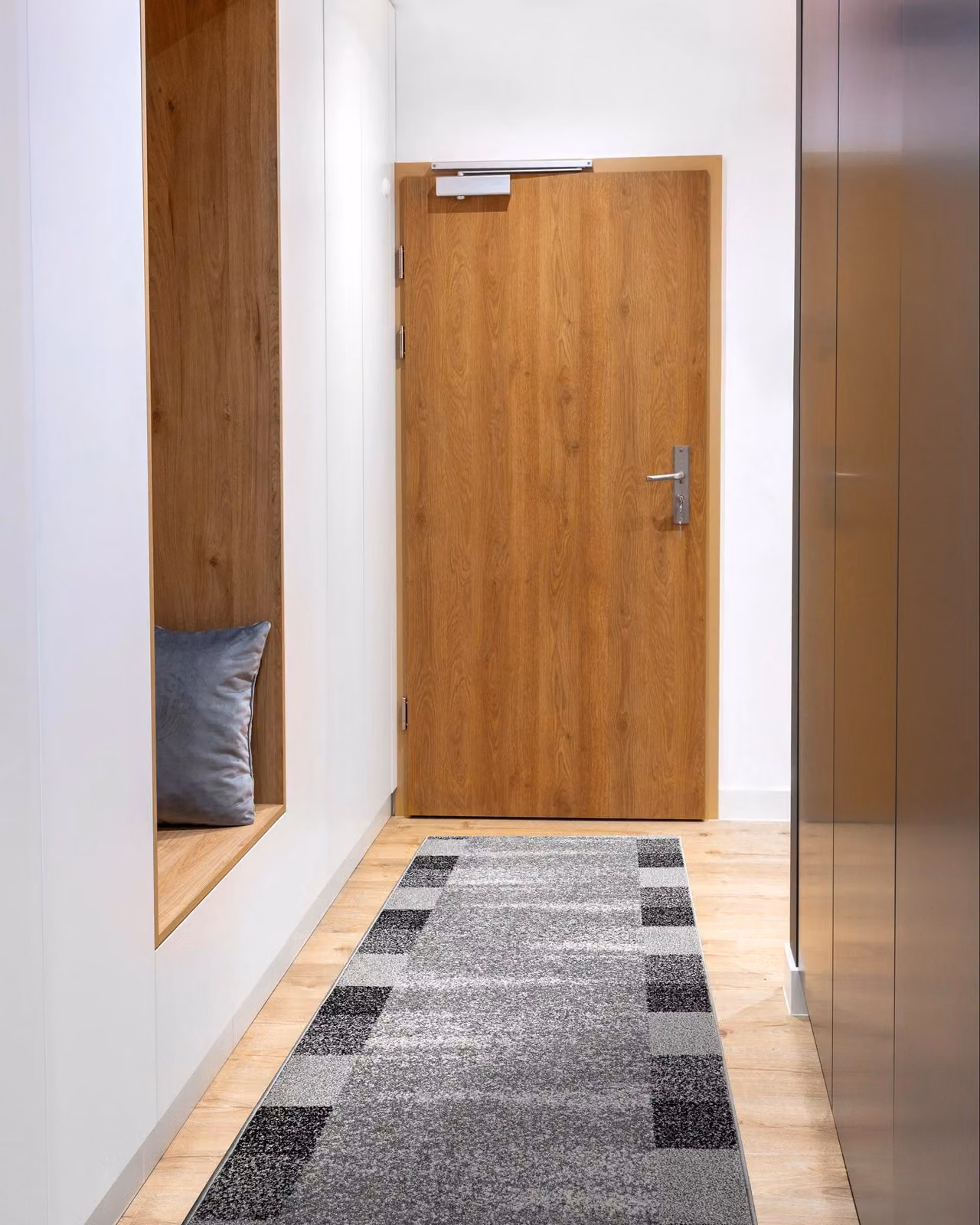 RugsX Silver Etna Runner in Grey, W/D/H: 70 x 120 cm – 3
