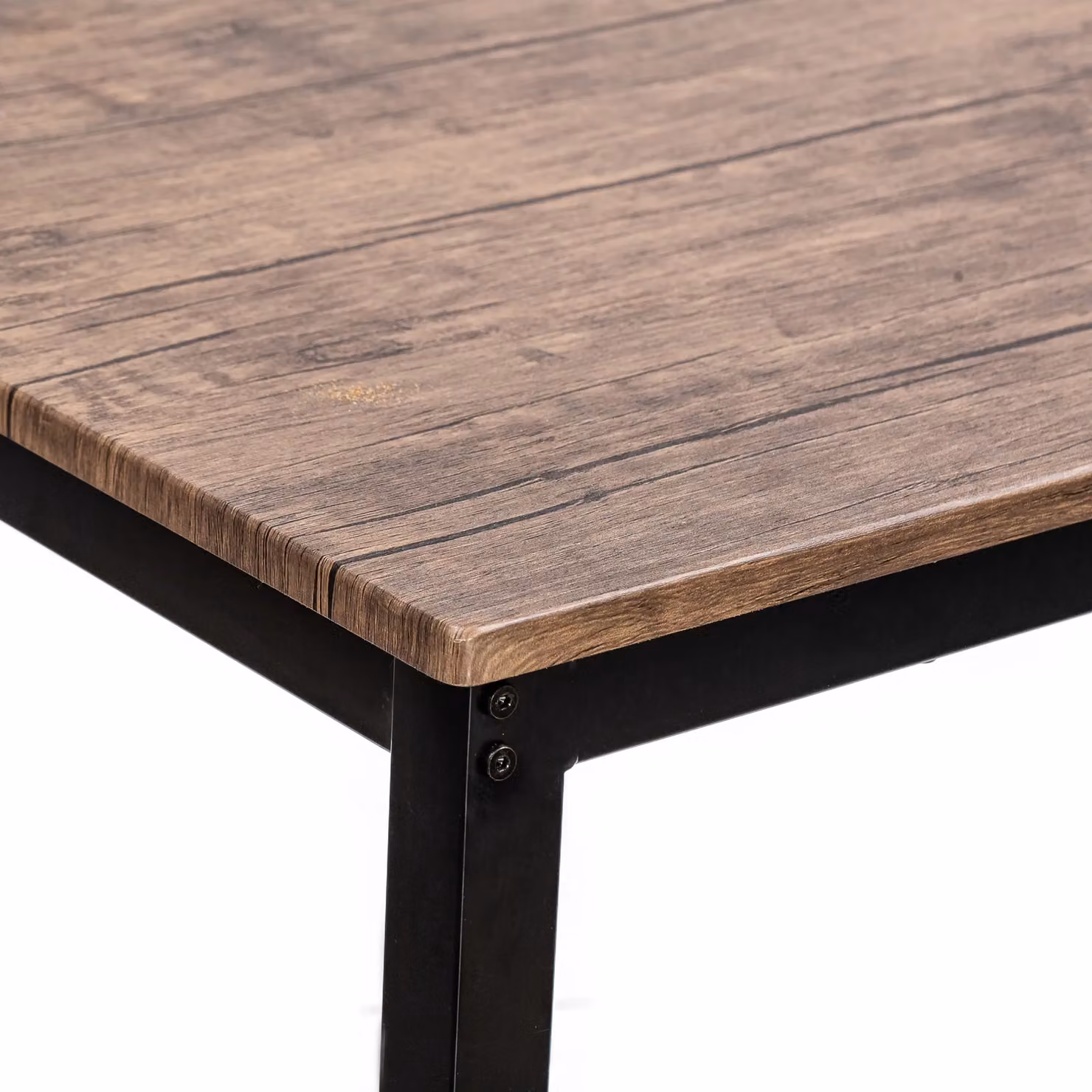 Nordlys Rectangular Industrial Modern Dining Table in Grey – 3