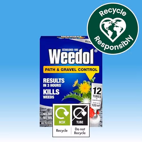 Weedol Path Weed Killer Liquid Concentrate, 6 Tubes, Treats 60m2 Garden Paths and Patios – 7