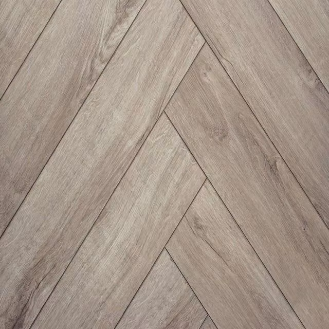 FirmfitORH Luxury Wood Effect Herringbone Click Lock Vinyl Flooring, 5mm, Beige