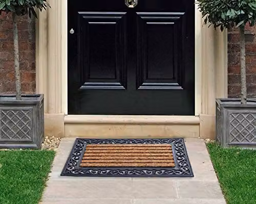 Coco&Coir Tuffscrape Heavy Duty Natural Coir Outdoor Door Mat with Non-Slip Backing, Brown/Beige, W: 45 cm, D: 75 cm – 2