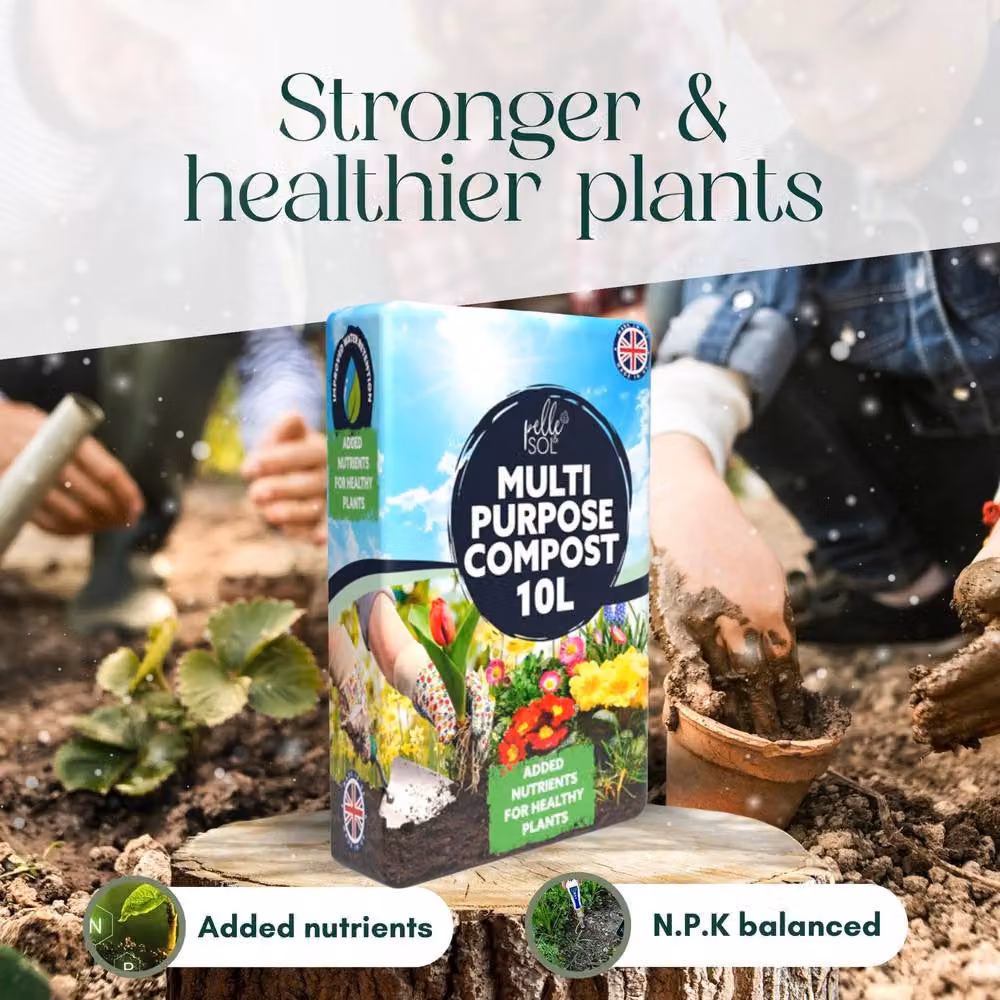Pelle & Sol All-Purpose Potting Soil for Indoor and Outdoor Plants, 10 l – 5