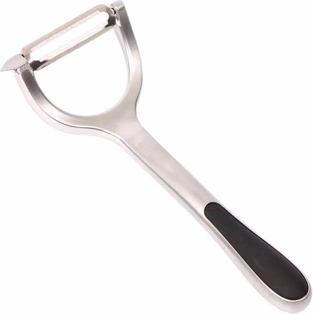 Dexam Y-Shaped Vegetable Peeler with Anti-Slip Handle in Silver and Multicolour