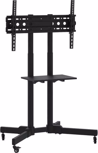 Berkfield Home TV Stand on Wheels for 32-70 Inch Screens, Black