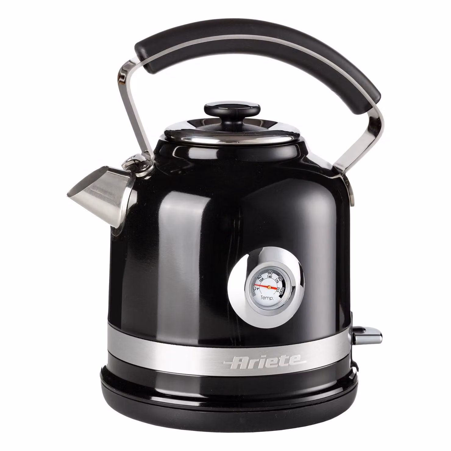 Ariete Cordless Electric Kettle in Black with 1.7 l Capacity and Limescale Filter – 4