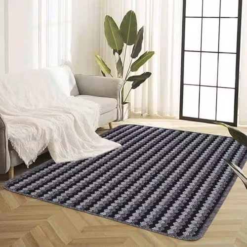 Desire Rugs Eden Modern Hallway Runner, Anthracite, W: 57 cm, L: 200 cm – 3