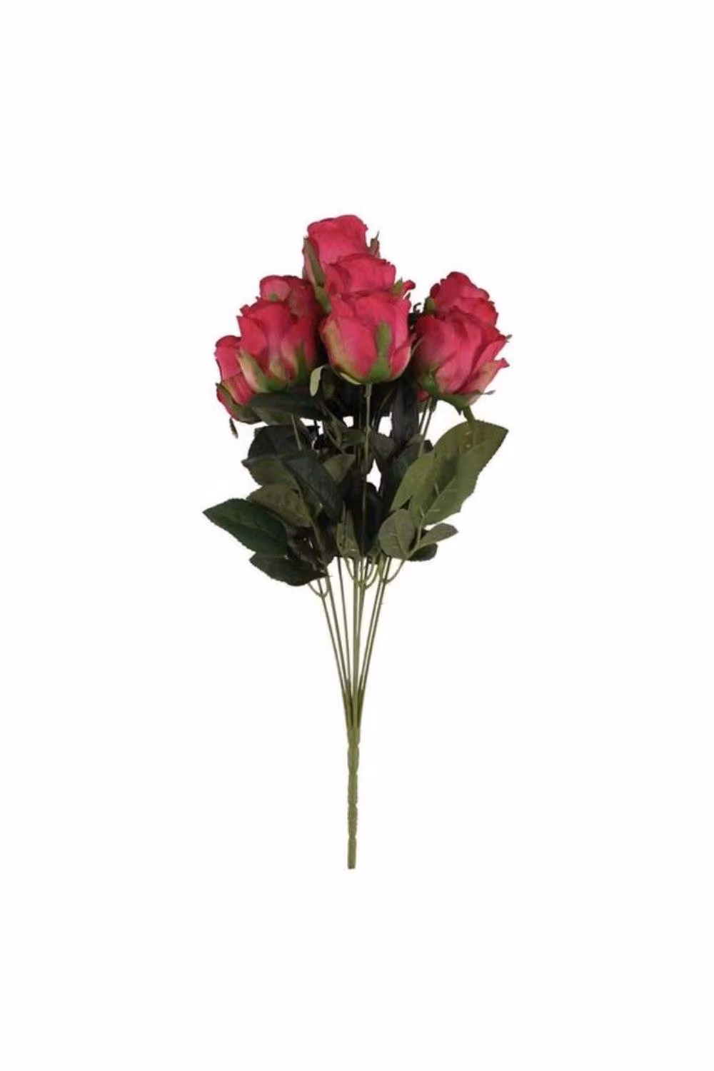 KDMD Camelot Rose Bud Fuchsia Pink Floral Decoration with 9 Heads – 2