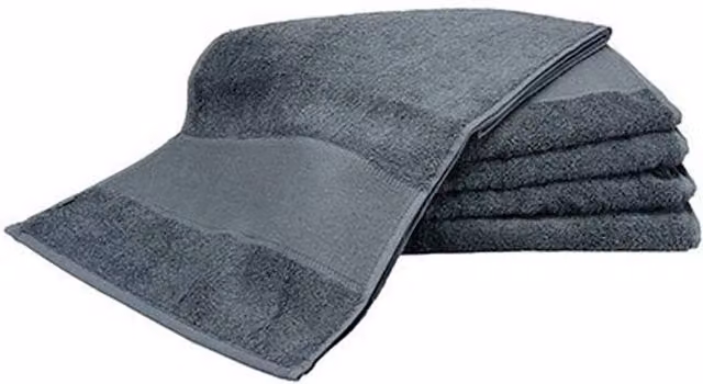 ARTG Print-Me Personalised Sports Towel in Grey, Cotton, W/D/H: 140 x 450 x 30 cm