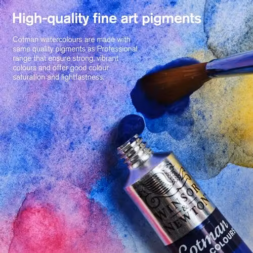 Winsor and Newton Cotman Watercolour Paint Cobalt Blue Hue 21ml – 4