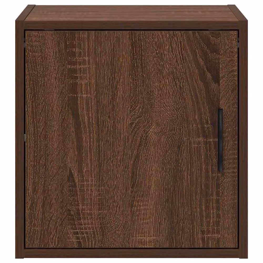 Berkfield Home Wall Mounted Garage Cabinets in Brown Oak, 2 Piece Set – 4
