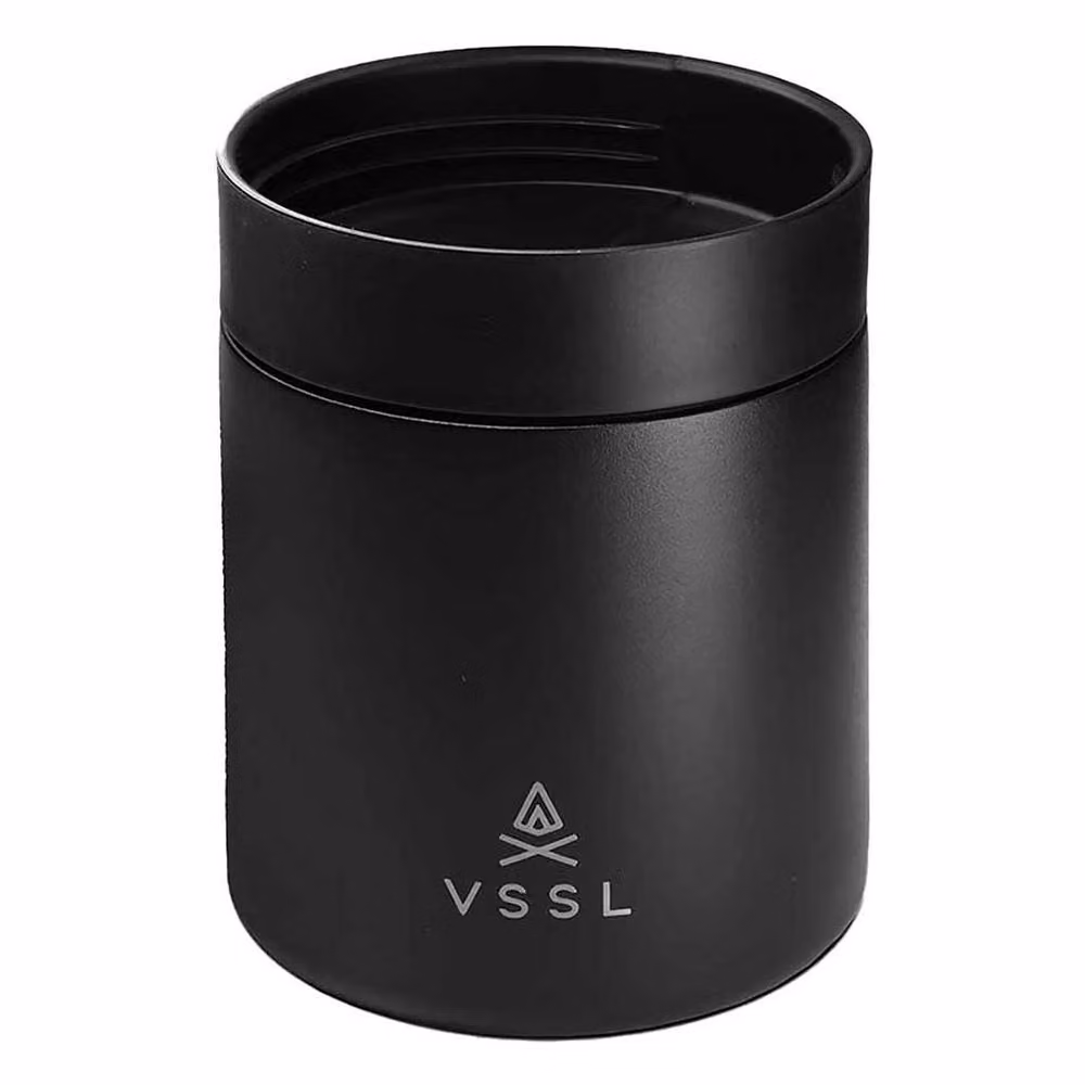 VSSL Nest Pour-Over Coffee Kit with Two Double Wall Insulated Mugs in Black – 12
