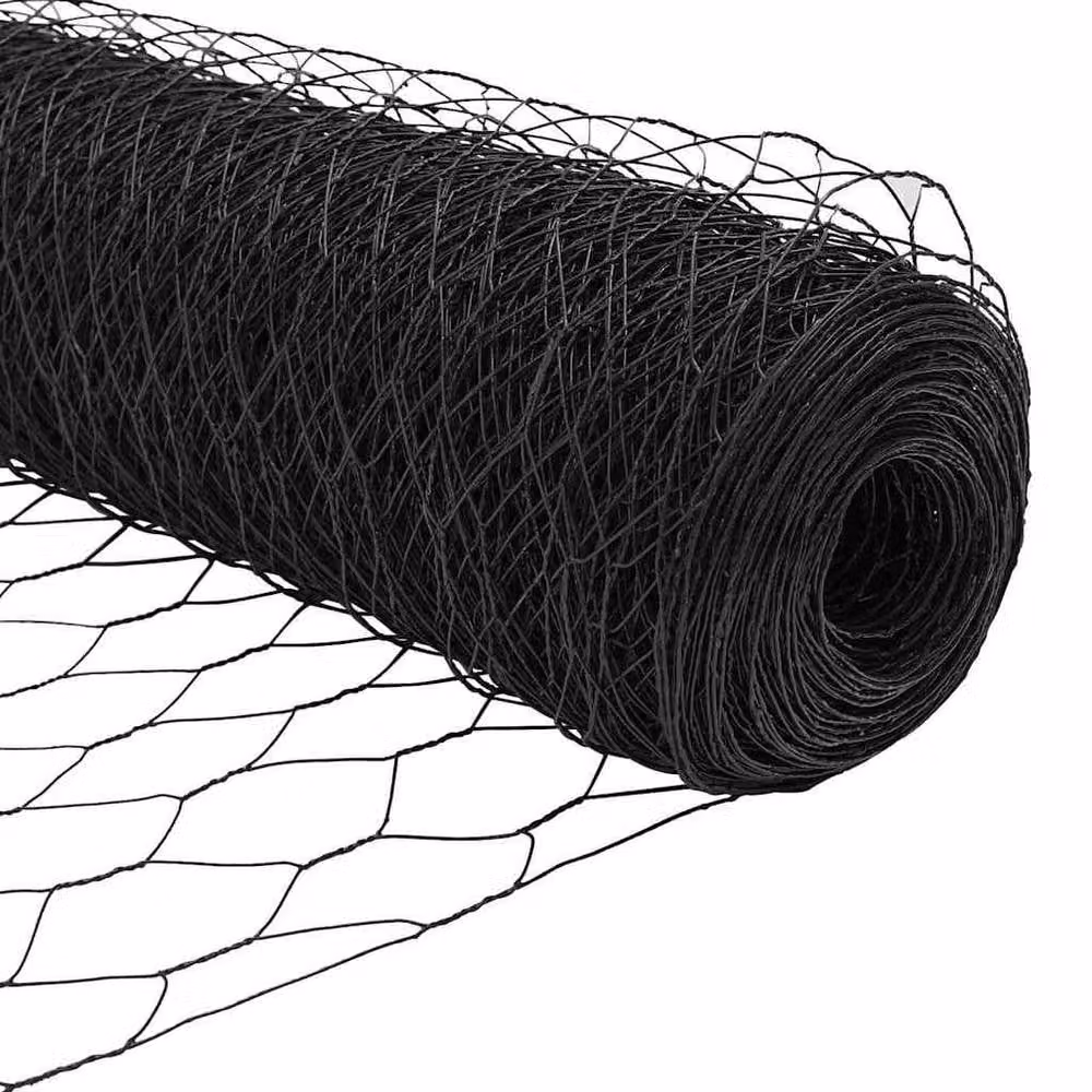 Berkfield Home Grey Powder-Coated Steel Hexagon Fence, H: 1.6 m x W: 25 m – 6