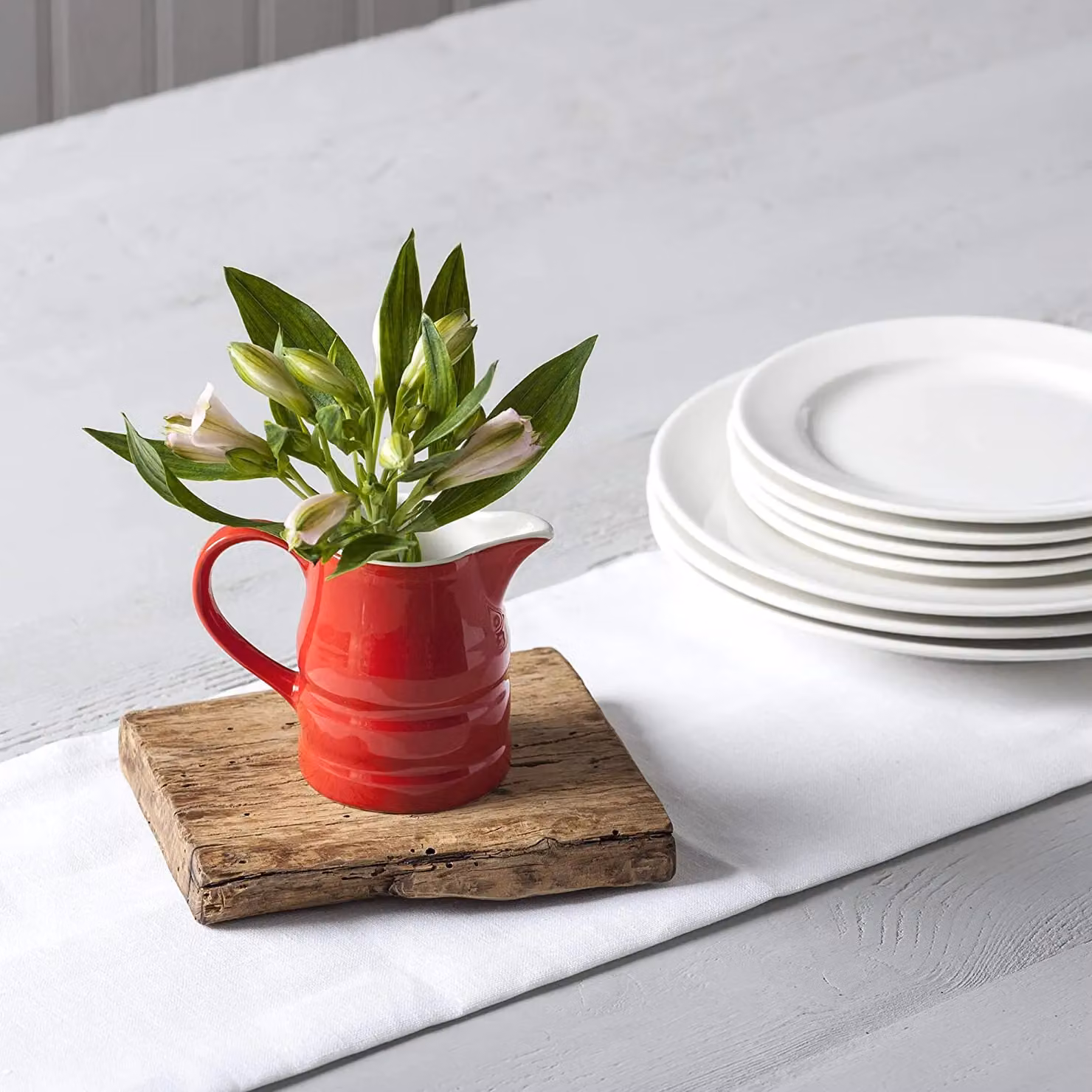 WM Bartleet & Sons Traditional Ceramic Churn Jug, 284ml, Red – 3