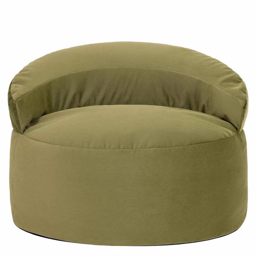 ICON Orb Accent Chair in Matt Green Velvet – 2