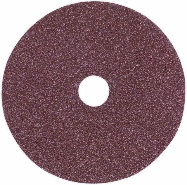 Loops 25 Pack 100mm Fibre Backed Sanding Discs, 36 Grit Aluminium Oxide Round Sheets for Paint, Wood and Metal – 1