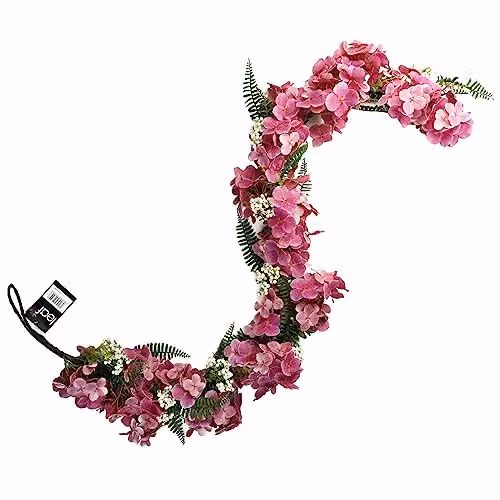 Botanik Pink Artificial Hanging Blossom Garland, 150 cm – 1