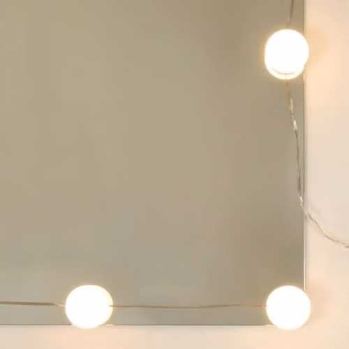 vidaXL Modern Black Mirror Cabinet with LED Lighting, W/D/H: 90 x 31.5 x 62 cm – 4