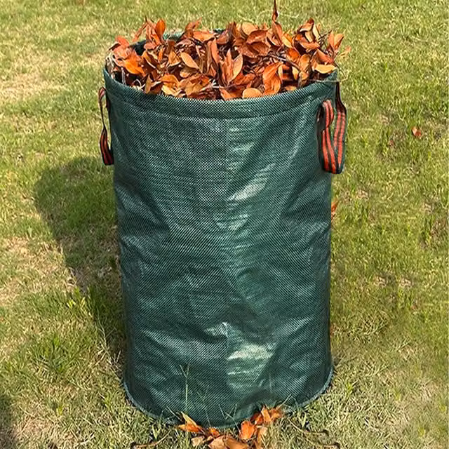 Komore 3 Pack Large Capacity Thickened Green Garden Waste Bags, 120l