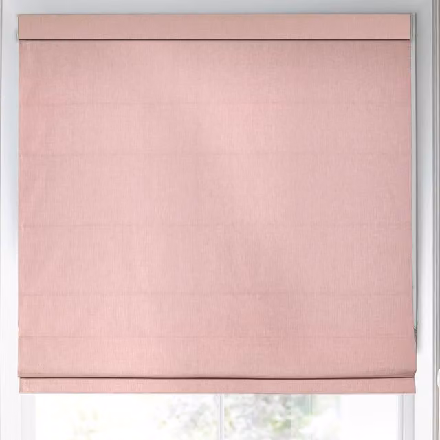 Laura Ashley Easton Made to Measure Blackout Roman Blind in Pink