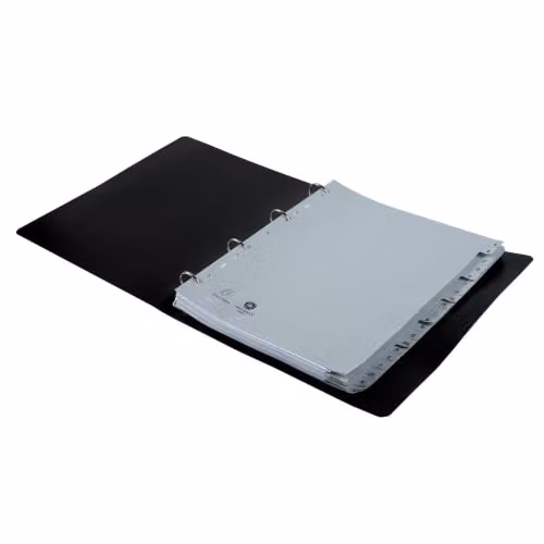 Exacompta Grey PP Printed Indices for A4+ Documents, 20 Pre-Punched Polypropylene Divider Parts (A-Z) – 2