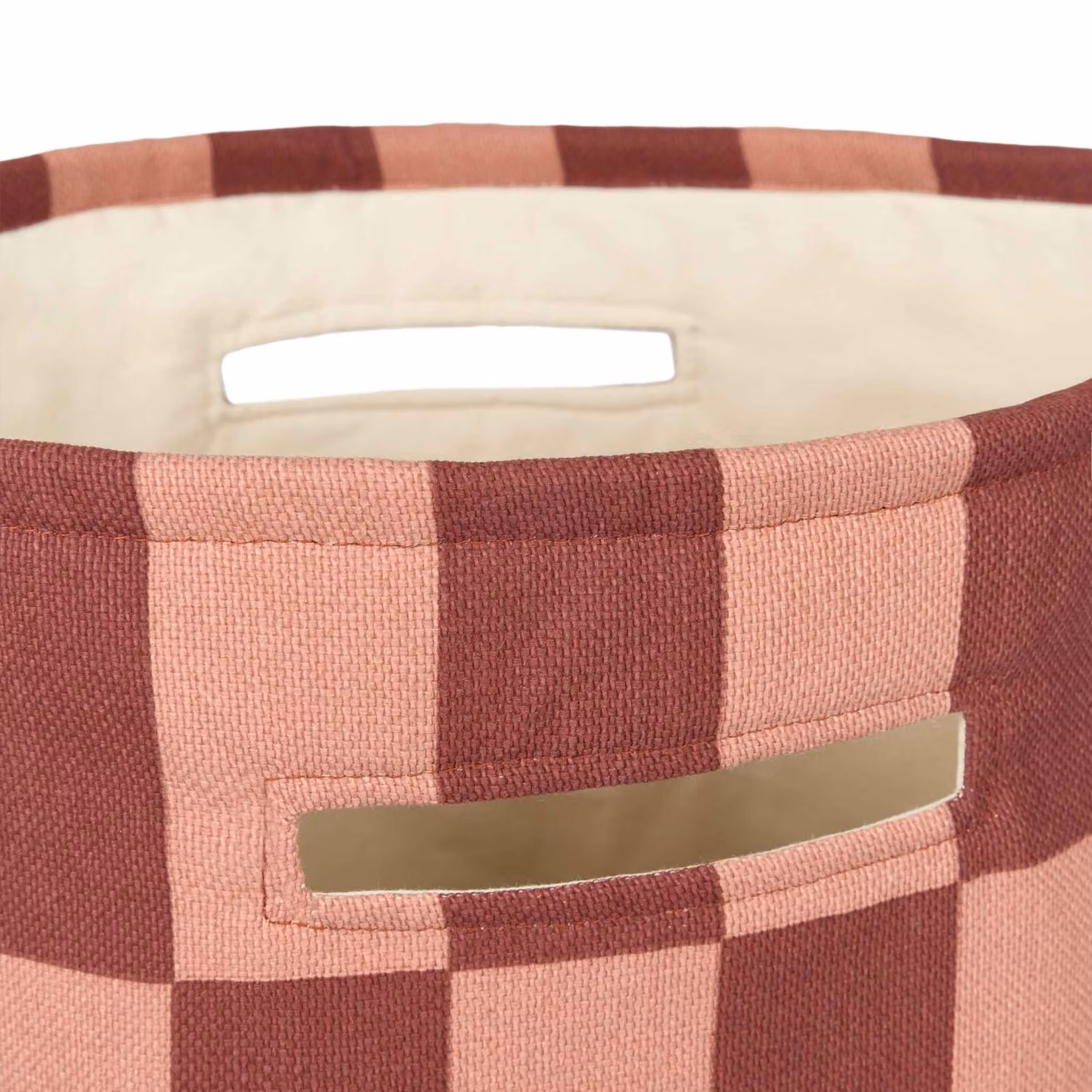 Nobodinoz Large Vibes Fabric Storage Basket in Red – 3