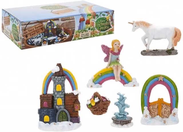 KDMD Secret Fairy Fantasy Land Set, 6 Pack, Multicolour